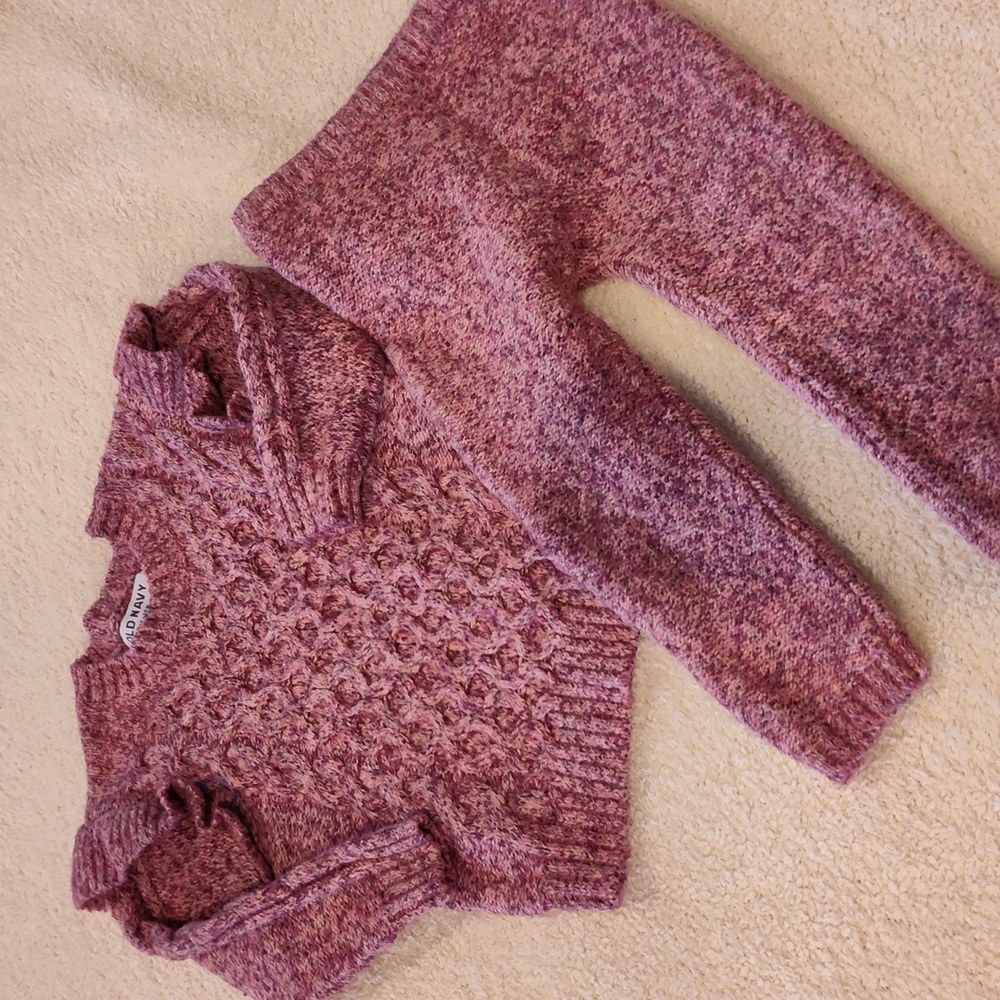 12/18m sweatshirt/pants set 4pc lot old navy Cat & Jack - Picture 4 of 11